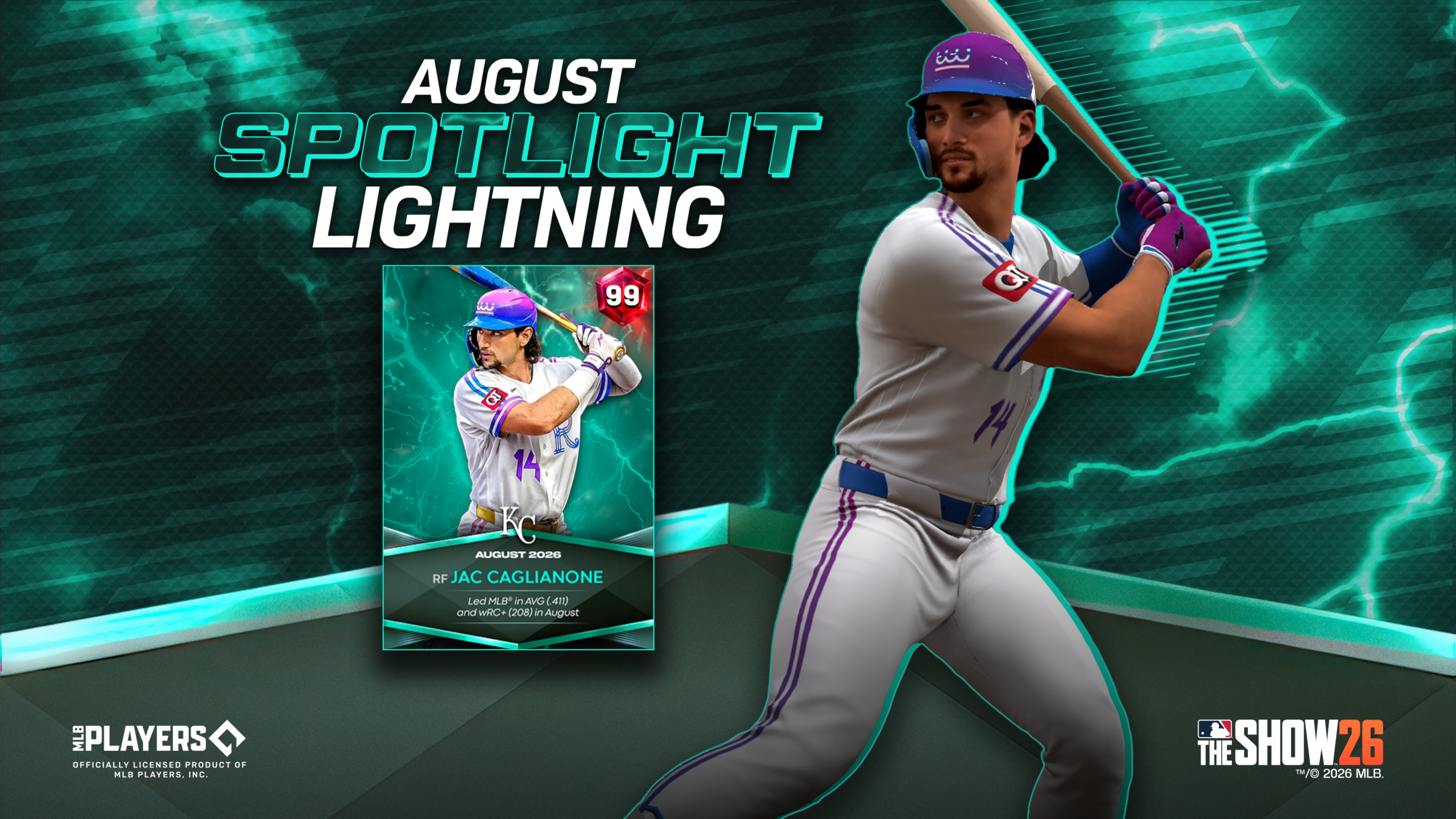 MLB The Show 26 August Lightning: Jac Caglianone Powers a Loaded Weekend