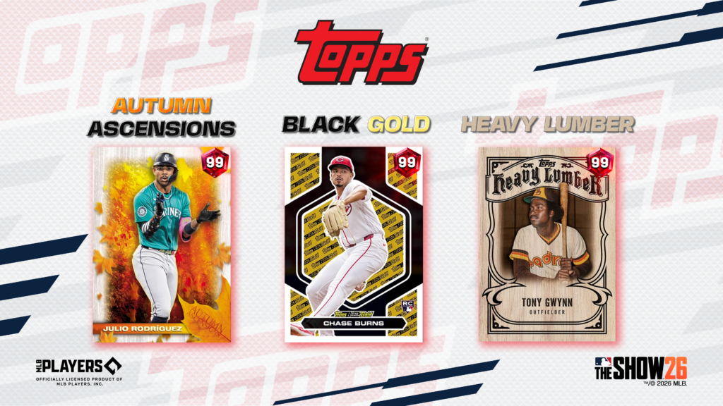 MLB The Show 26 Adds 2026 Topps Update Series Content and Programs